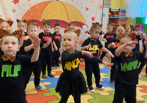 Fragment układu tanecznego.