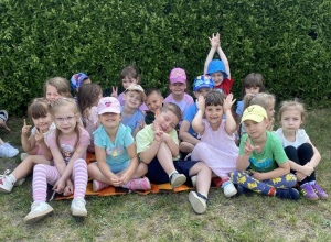 Przedszkolna spartakiada z okazji Dnia Dziecka.
