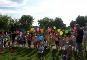 Zabawa z balonami