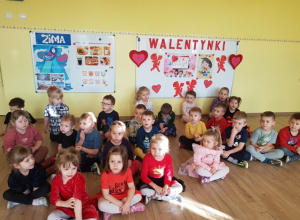 Walentynki w grupie "Żabki" i "Tygryski"